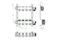 OVENTROP Heizkreisverteiler Multidis SF, 4 Kreise